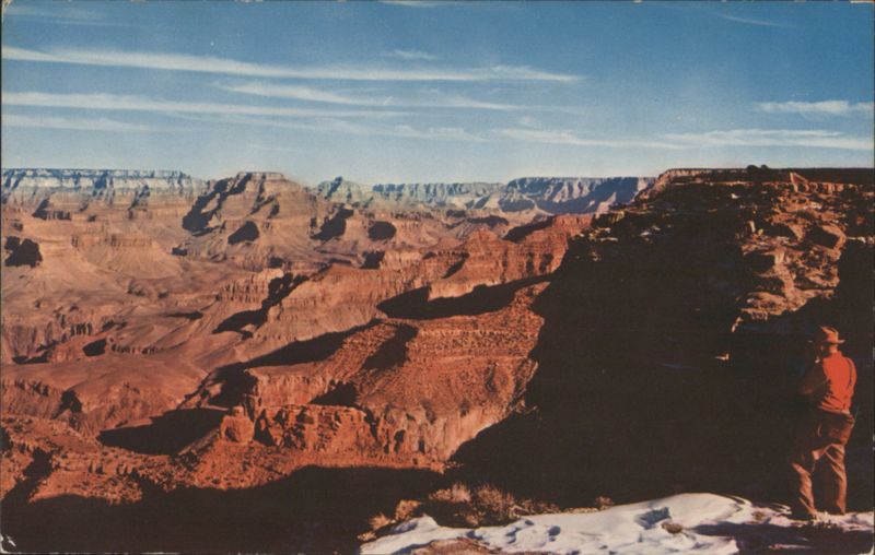 Grand Canyon National Park, Arizona - Man on Rim
