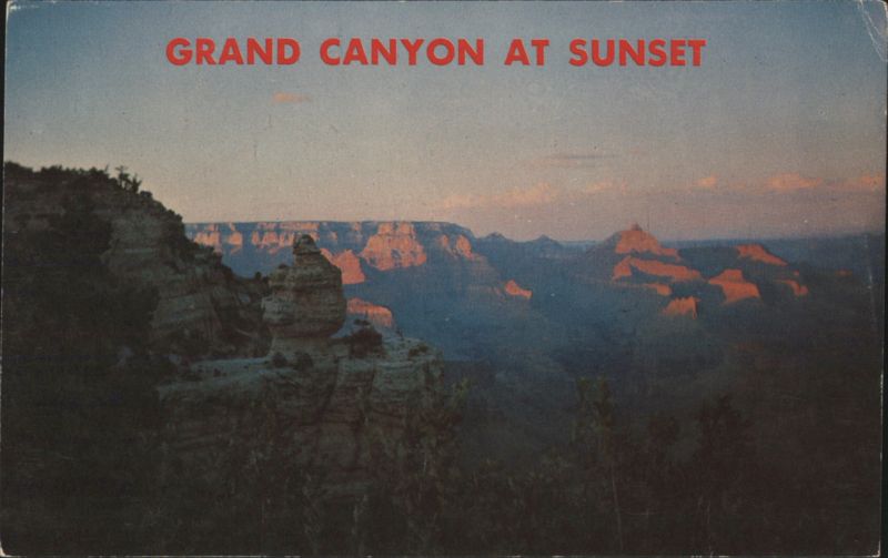 Grand Canyon at Sunset Franklin E. Schaaf Grand Canyon National Park