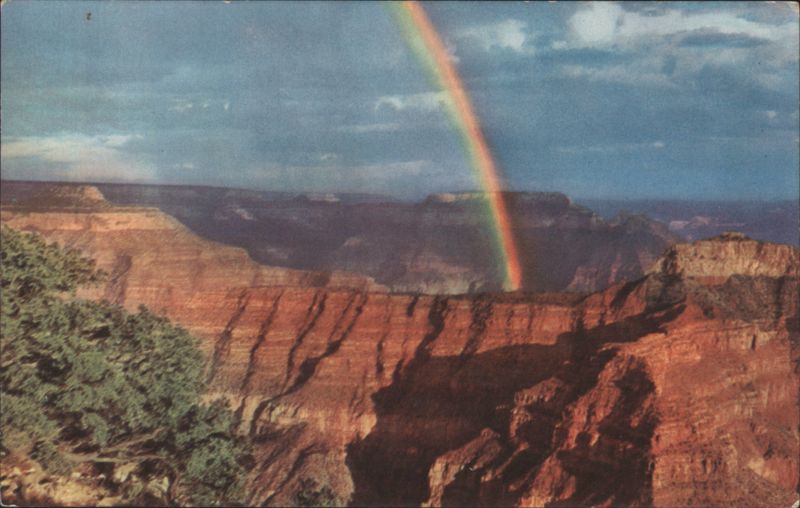 Rainbow over Grand Canyon National Park, Arizona Hubert Lowman