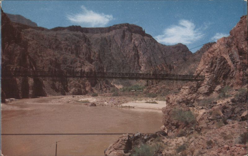 Kaibab Suspension Bridge, Colorado River, Grand Canyon Grand Canyon National Park Arizona