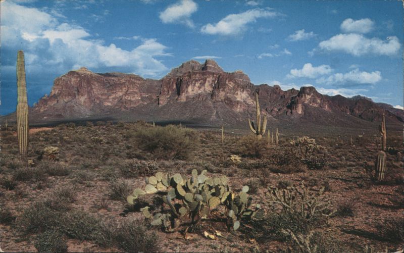 Superstition Range Desert Landscape, Mesa, Arizona
