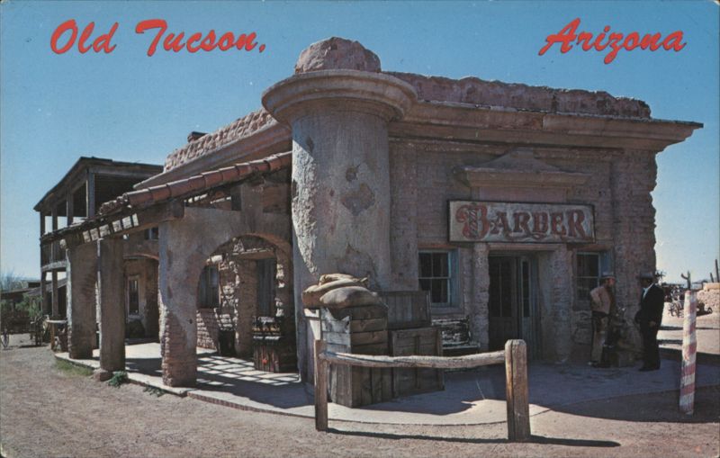Old Tucson Barber Shop, Arizona Bob Petley