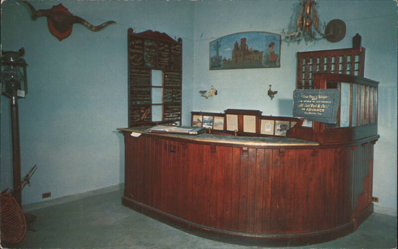Old Orndorff Hotel Desk Exhibit, Arizona Pioneers Museum Tucson