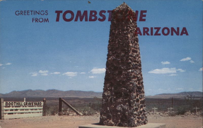 Boothill Graveyard Monument, Tombstone, Arizona