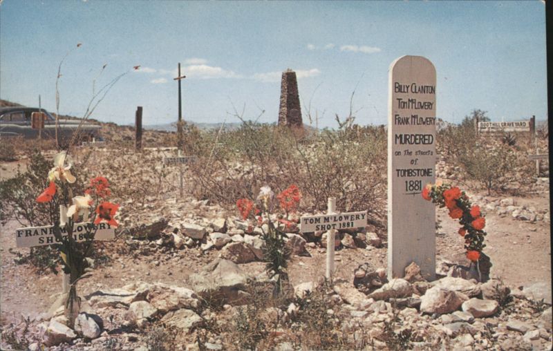 Graves of Billy Clanton & McLowery Brothers, Tombstone Arizona