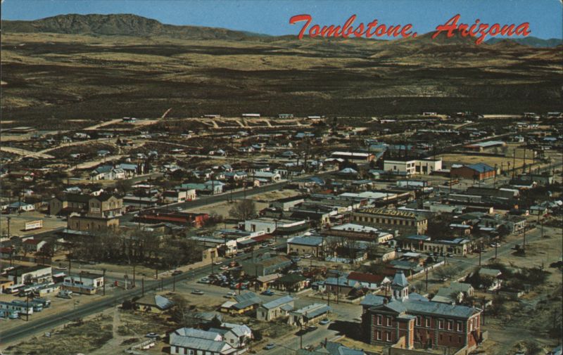 Aerial View of Tombstone, Arizona Bob Petley