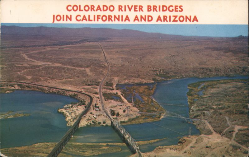 Colorado River Bridges Connecting California and Arizona