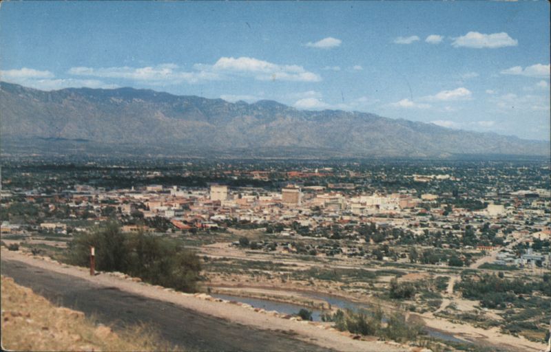 Tucson, AZ Metropolitan Area from 'A' Mountain Arizona