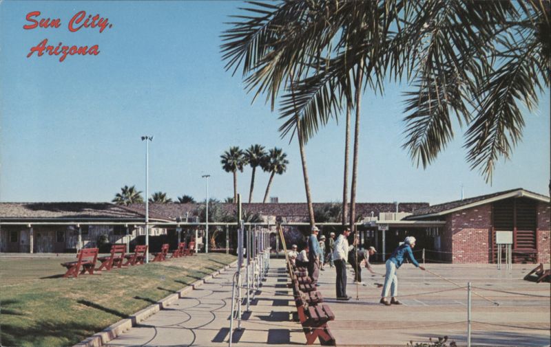 Sun City, Arizona Recreation Area Shuffleboard H. Raab