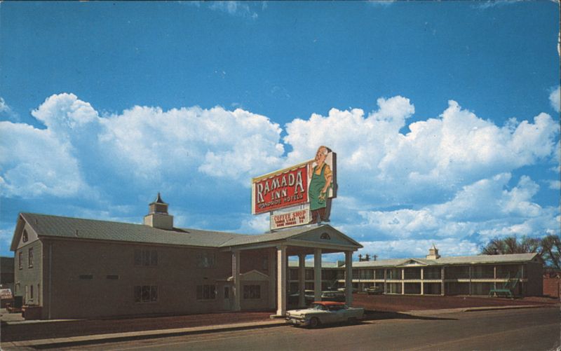 Ramada Inn Springerville AZ with Chef Sign Arizona