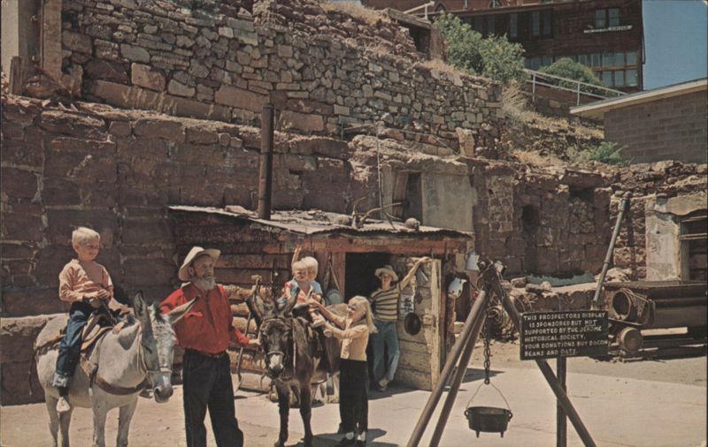 Prospectors, Burros, and Family in Jerome, Arizona