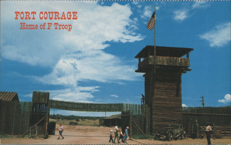 Fort Courage, Home of F Troop TV Show Set, Houck, AZ Arizona