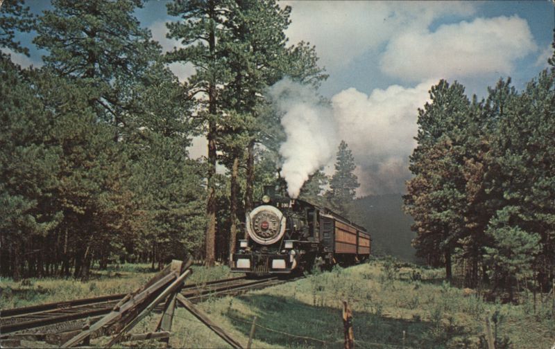 White Mountain Scenic Railroad Engine 36, McNary AZ Arizona