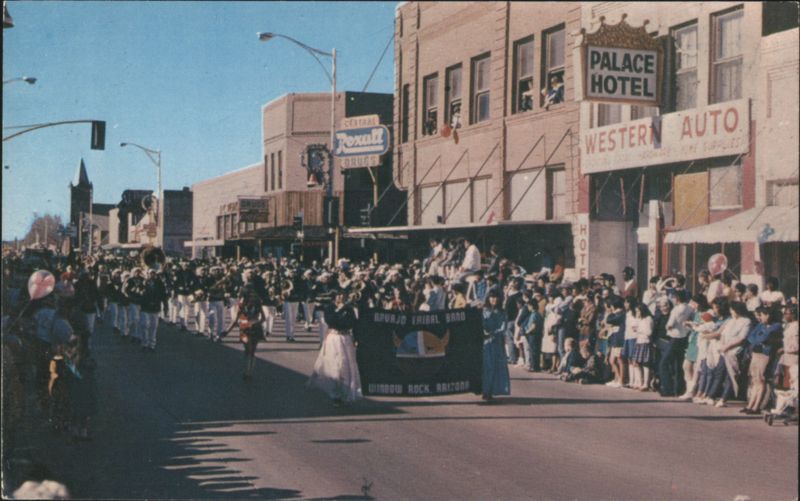 Parade with Apache Tribal Band, Winslow, Arizona THE TAYLORS