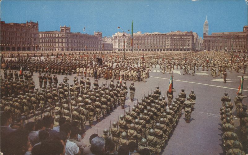 Oath to the Flag Ceremony, Main Square, Mexico City