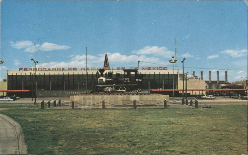 Locomotive 601 N-M, Central Railroad Station, Mexico City