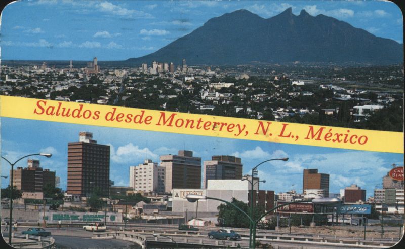 Monterrey, N. L., México Panoramic City View Mexico