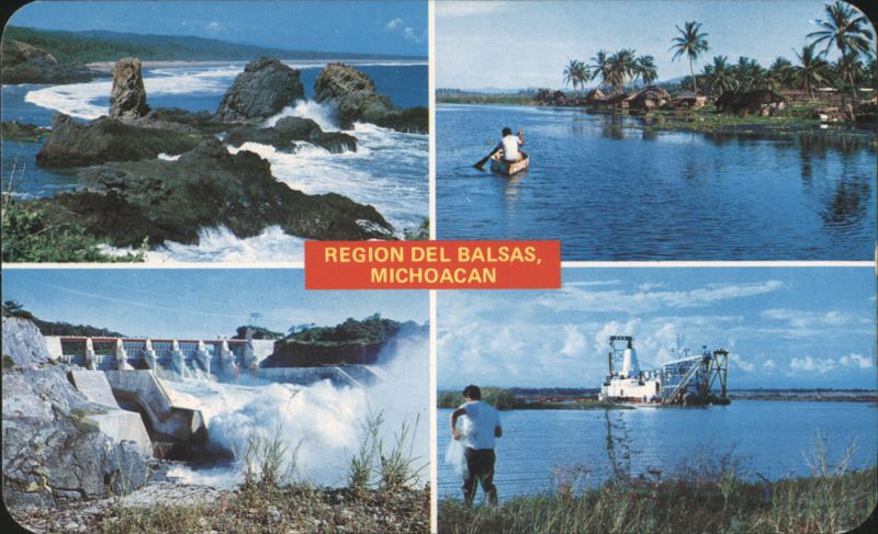 Four Views of Michoacán Coast and Balsas Region, Mexico Michigan