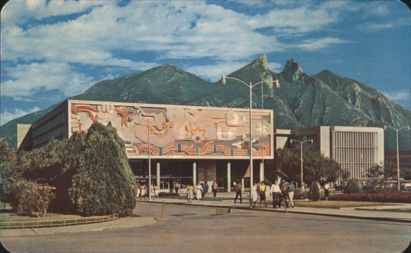 Technology Institute Building with Mural, Monterrey Mexico