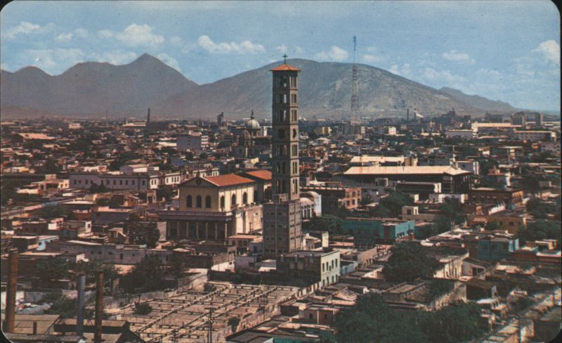 Panoramic View Toward the North, Monterrey, Mexico NL