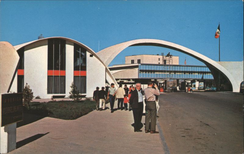 Mexico Immigration Station with Arches, Nogales Dick Parrish