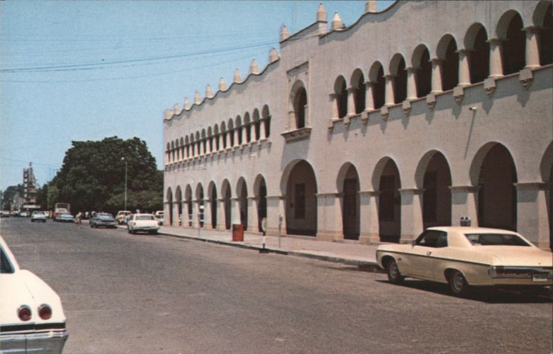 Old City Hall, Nuevo Laredo Post Office & Plaza Hidalgo Mexico