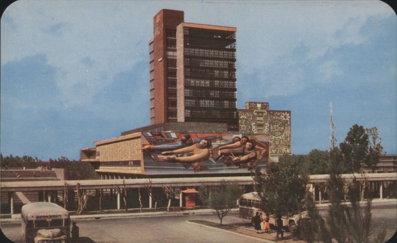 National University of Mexico, Siqueiros Mural, Mexico City