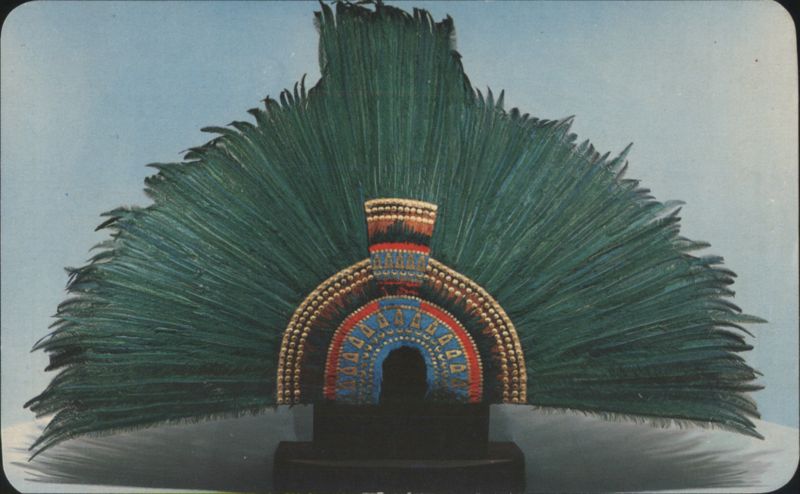 Moctezuma's Headdress, National Museum of Anthropology Mexico City