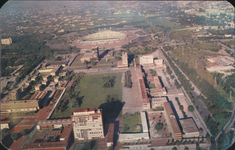Air View of Ciudad Universitaria, Mexico City