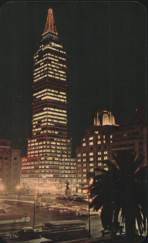Torre Latinoamericana Night View, Mexico City Mark Turok