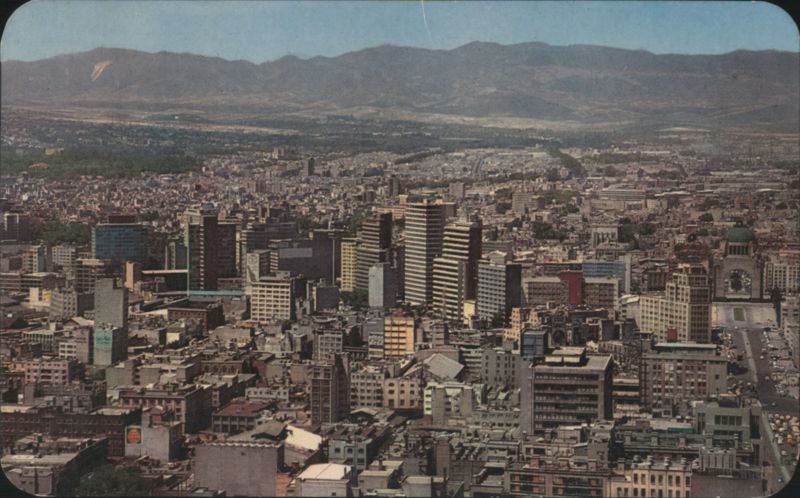 Modern Mexico City from Latino Americana Tower Mark Turok