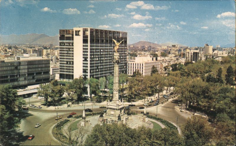 Angel of Independence & María Isabel Hotel, Mexico City