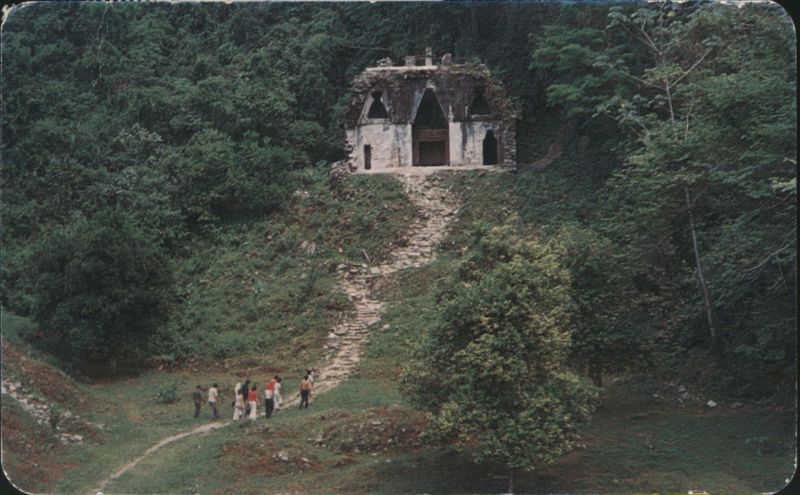 Temple of the Foliated Cross, Palenque, Chiapas CS Mexico