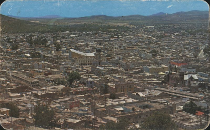 Panoramic View of Pachuca City Center, Mexico