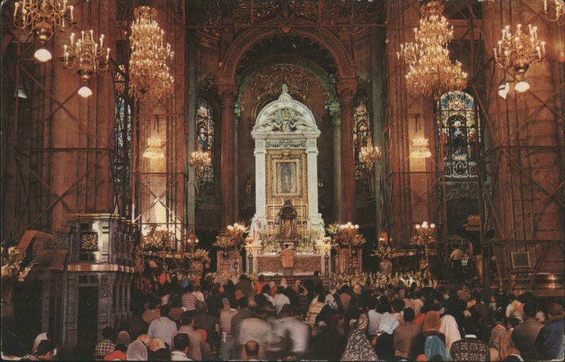 Basilica de Guadalupe Interior, Mexico City Ciudad de México