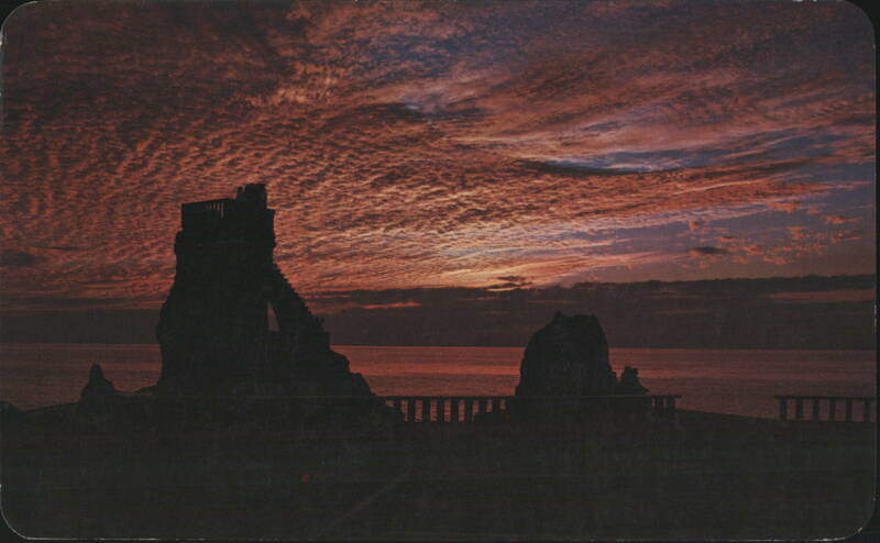 Beautiful Sunset Silhouettes The Observatory, Mazatlán Mexico