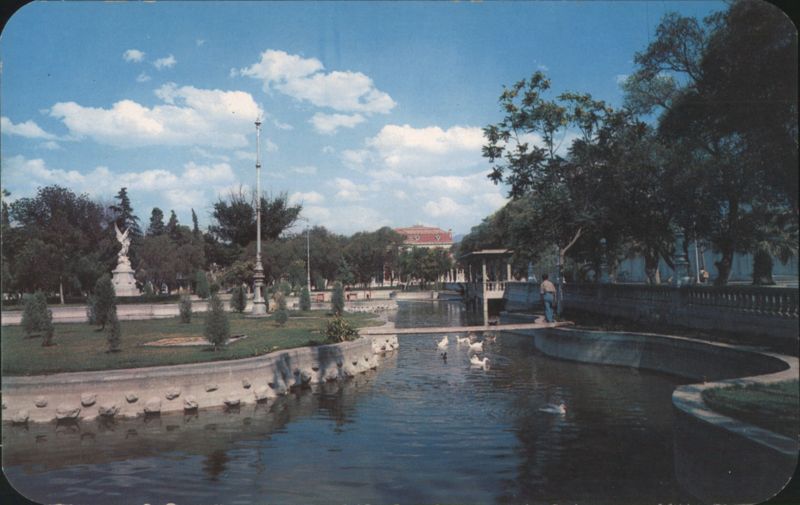 Lake in the Alameda, Saltillo Mexico