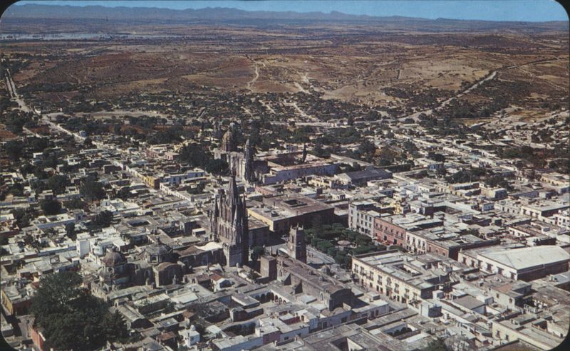 Air View of San Miguel de Allende, Mexico
