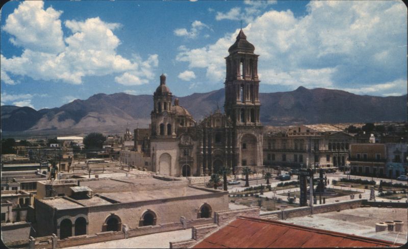 Panoramic of Cathedral, Saltillo, Mexico