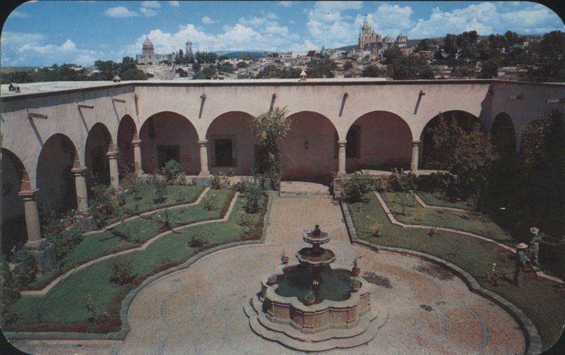 Allende Institute Courtyard, San Miguel de Allende Gto. Mexico