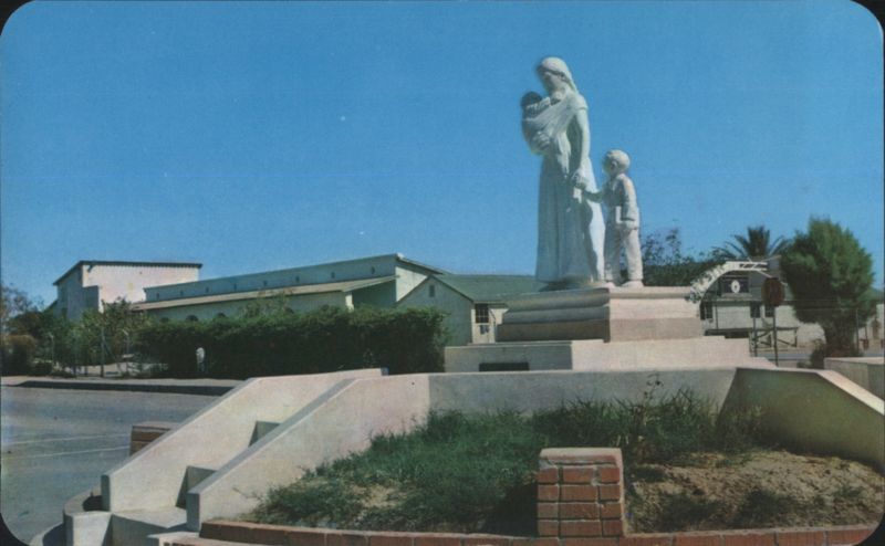 School and Mother Monument, San Luis Rio Colorado Mexico