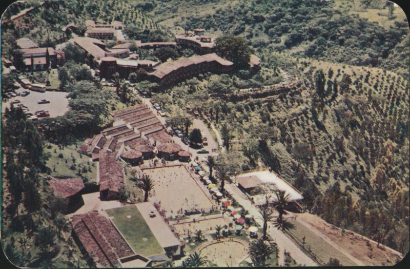 Panoramic View of Balneario de San Jose Purua Resort Mexico