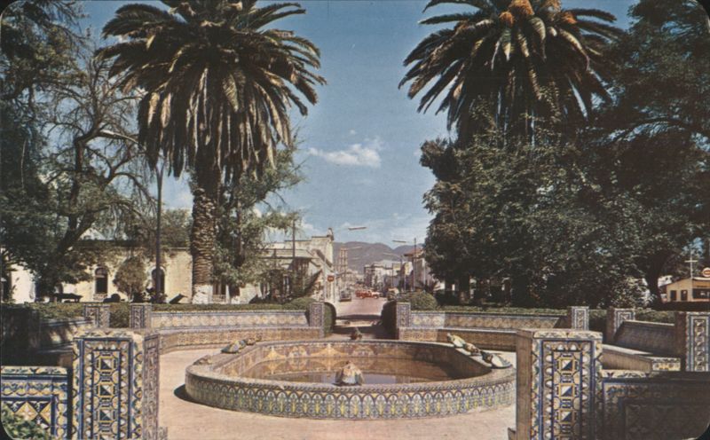 Alameda and Victoria Street Fountain, Saltillo Mexico