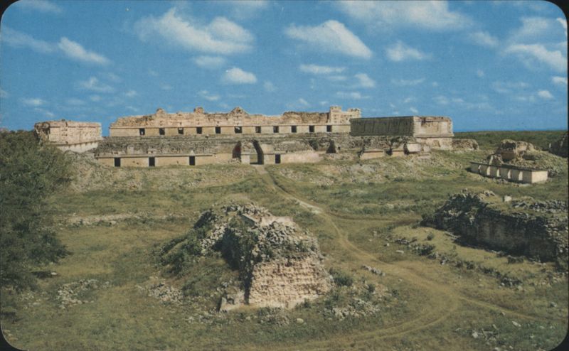 The Quadrangle and the House of the Nuns, Uxmal Mexico