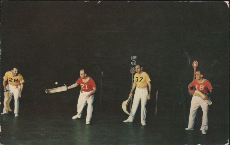 Jai Alai Players in Tijuana, Mexico