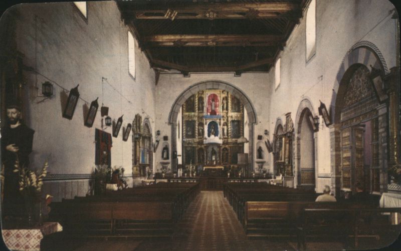 Interior of Templo San Francisco, Tlaxcala Mexico