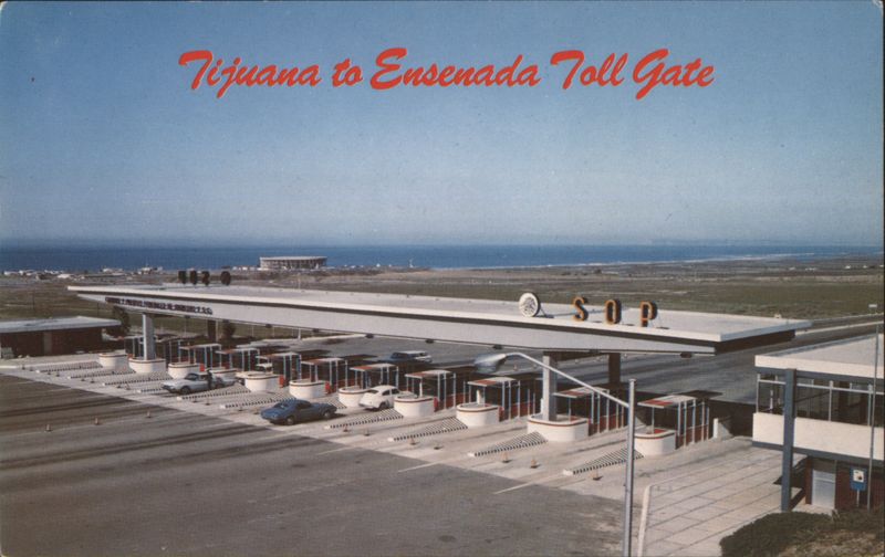Tijuana to Ensenada Toll Gate, Playas de Tijuana Mexico