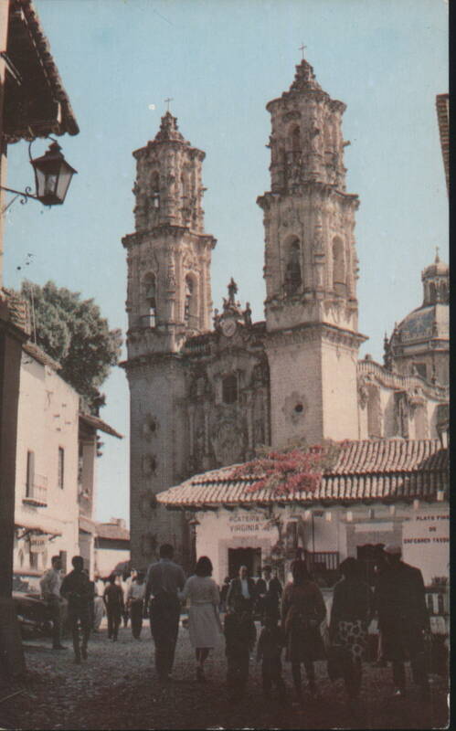 Iglesia de Santa Prisca, Taxco, Mexico - Street Scene