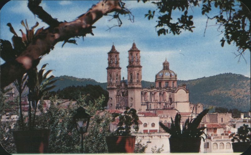 Santa Prisca Church Panoramic View, Taxco, Mexico