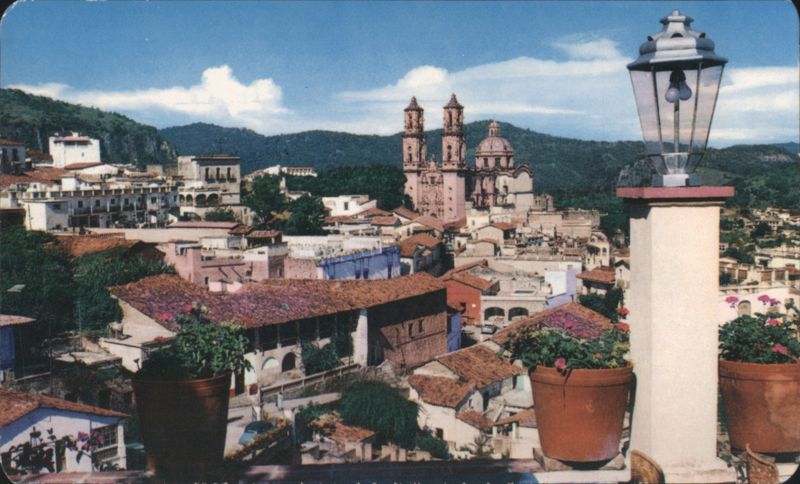 Panoramic View of Taxco from Hotel Victoria, Mexico